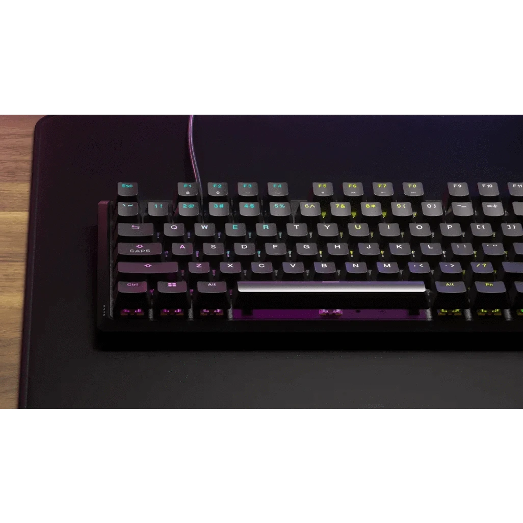 Corsair K70, Full-size (100%), Wired, USB, Mechanical, Black