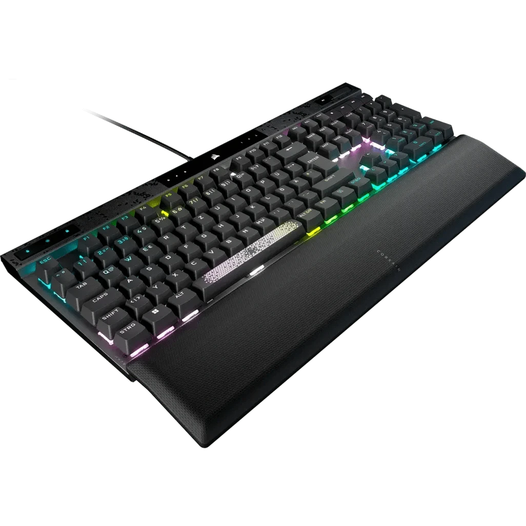 Corsair K70 MAX, Full-size (100%), Wired, USB, RGB LED, Black