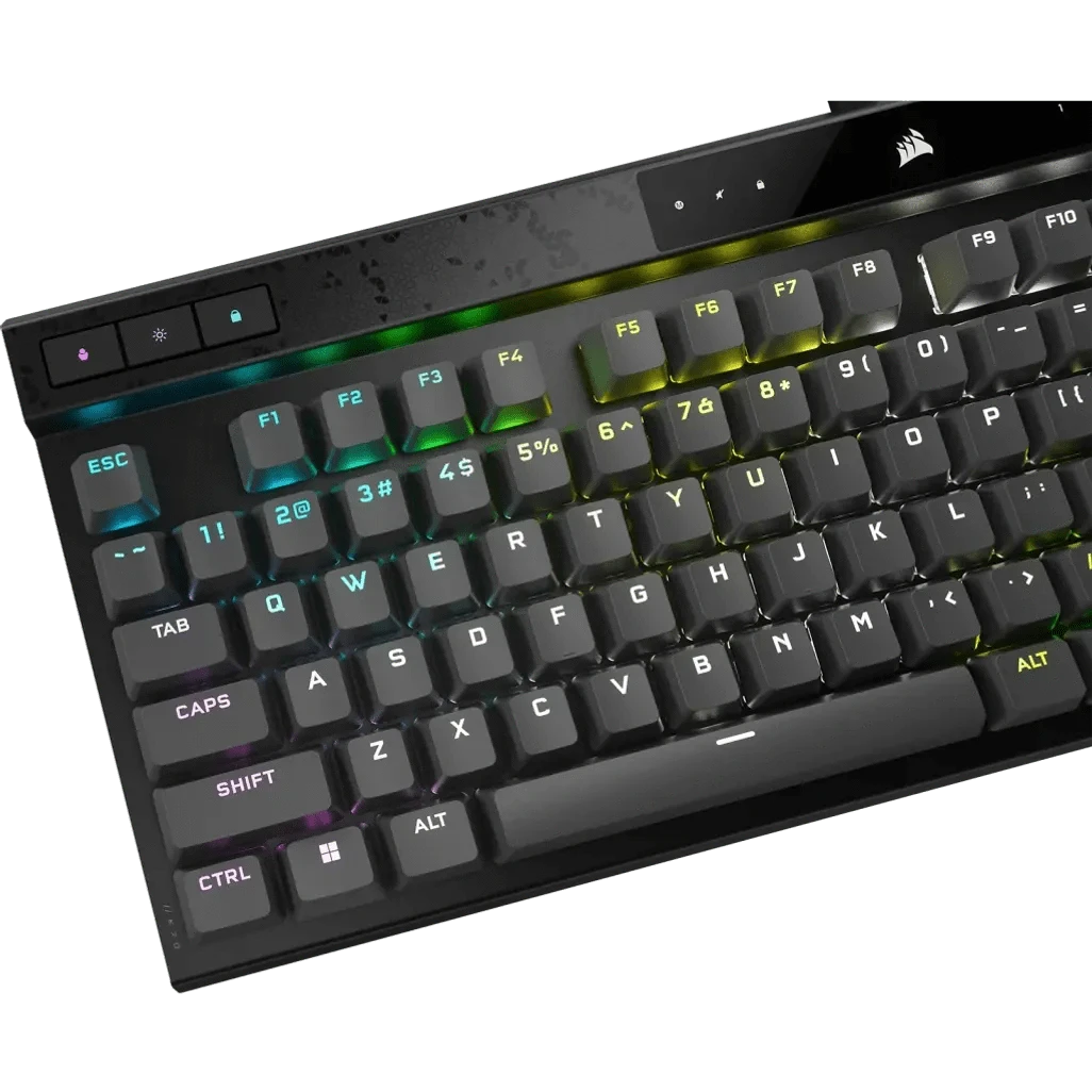 Corsair K70 MAX, Full-size (100%), Wired, USB, RGB LED, Black