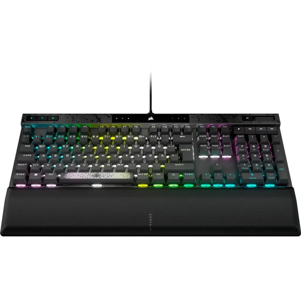 Corsair K70 MAX, Full-size (100%), Wired, USB, RGB LED, Black