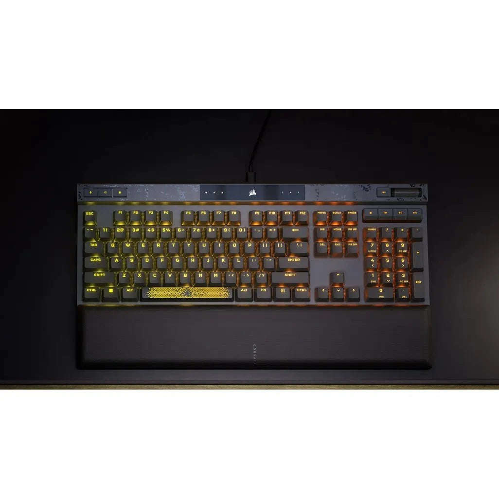 Corsair K70 MAX, Full-size (100%), Wired, USB, RGB LED, Black
