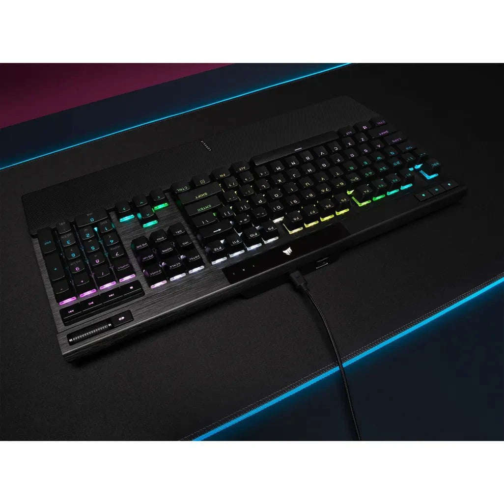 Corsair K70 RGB PRO Mechanical Gaming Keyboard with PBT DOUBLE SHOT PRO Keycaps  CHERRY MX Brown