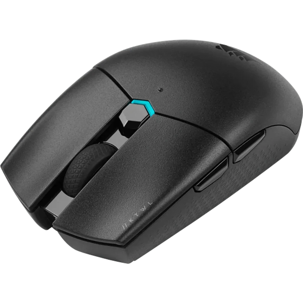 Corsair KATAR PRO, Right-hand, Optical, RF Wireless, 10000 DPI, Black
