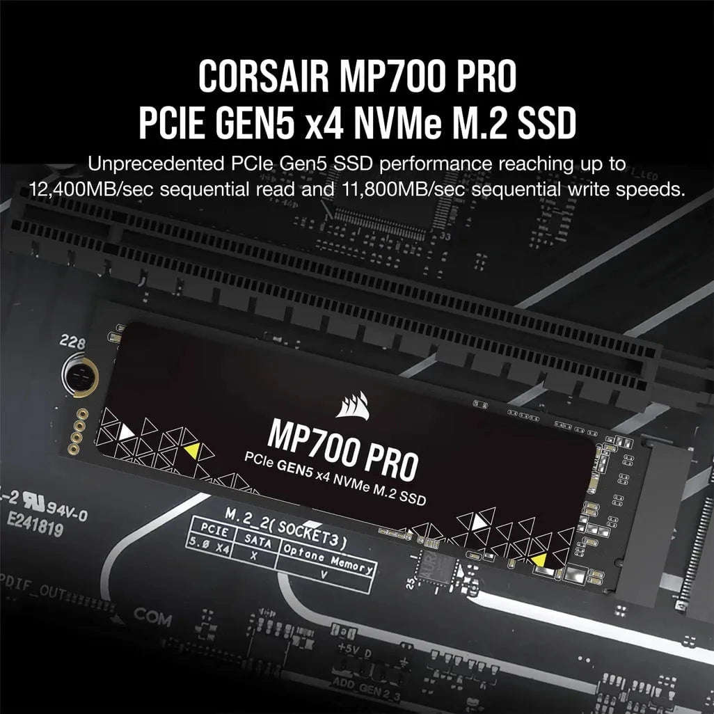 Corsair MP700 PRO, 1 TB, M.2