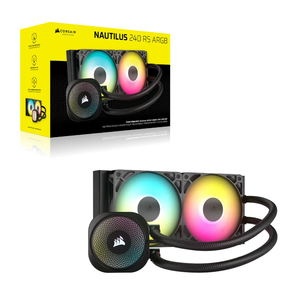 Corsair NAUTILUS 240 RS ARGB Liquid, Air cooler