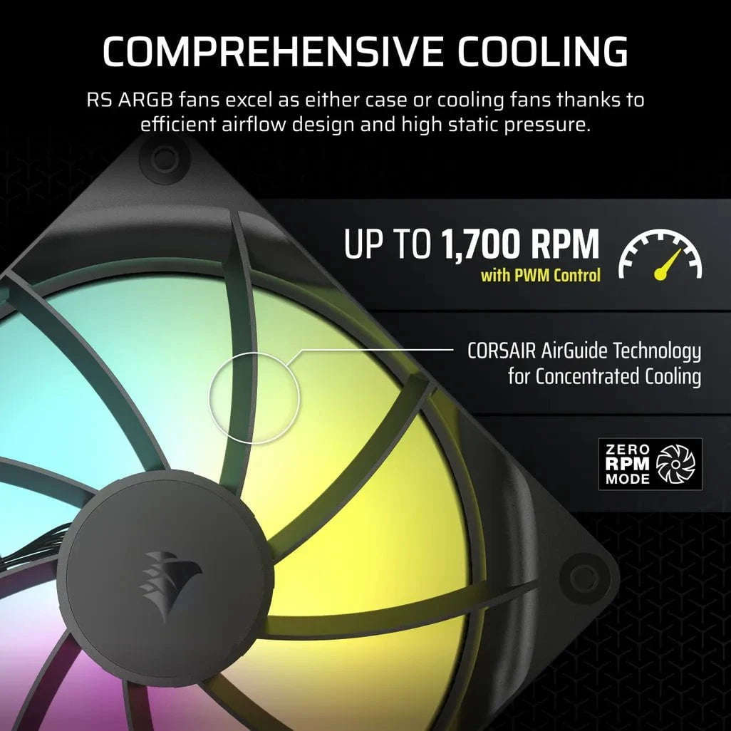 Corsair RS140 ARGB, Fan