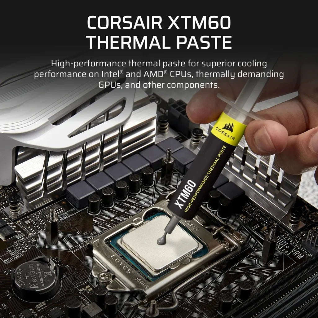 Corsair XTM60, Thermal paste, 14 mm