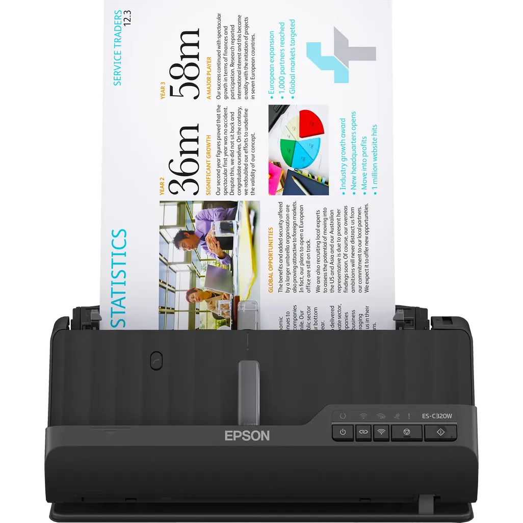 Epson ES-C320W A4 Compact Scanner