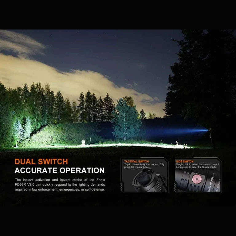 FENIX PD36R V2.0 RECHARGEABLE FLASHLIGHT