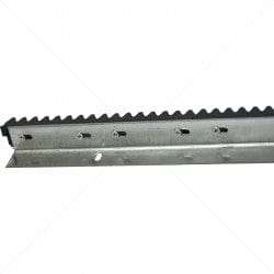 Nylon Angle Galvanised Rack - 2m for Gate Motor Accessory