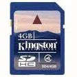 Kingston 4GB SDHC Card - Class 4 - Reliable Storage for Cameras and Devices