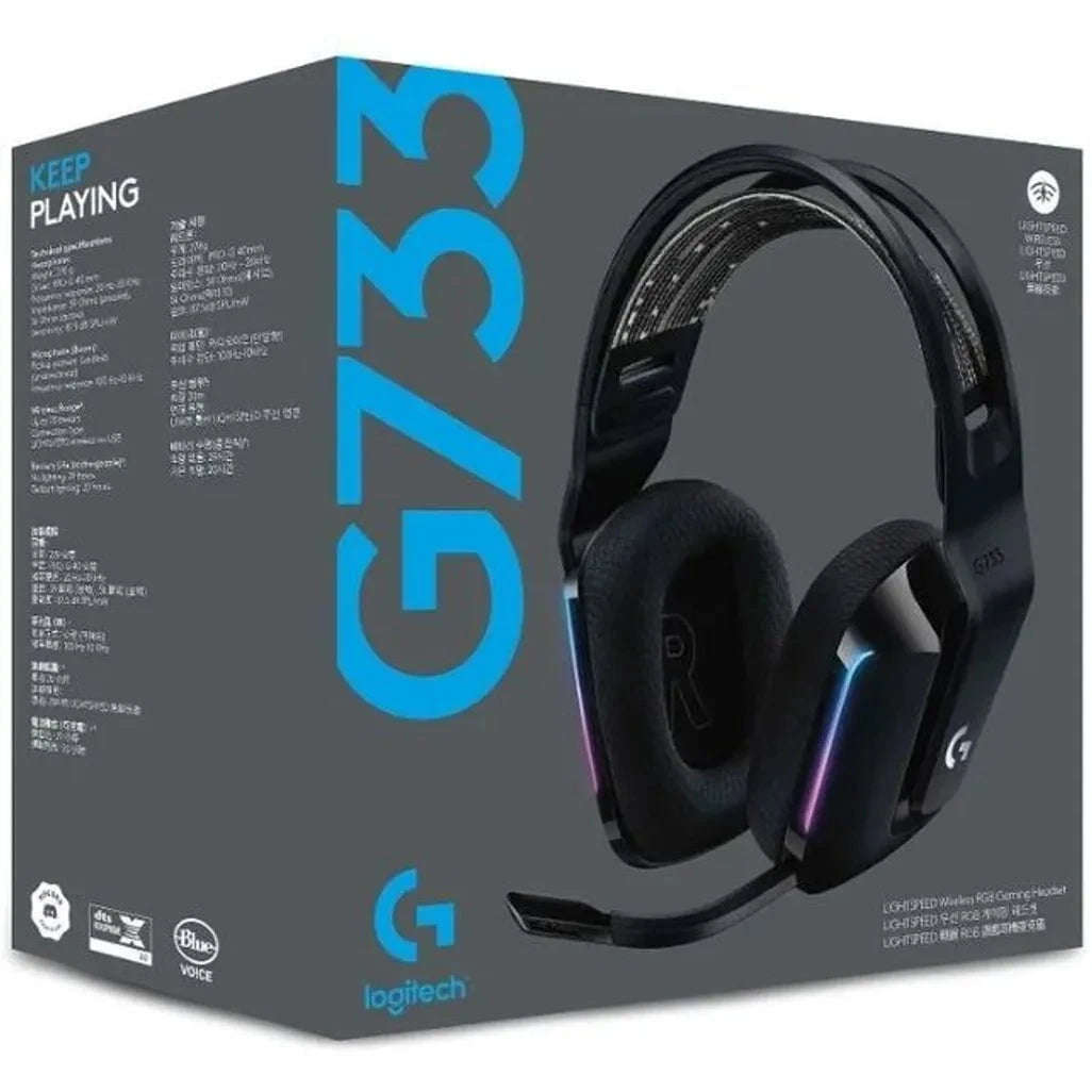 Logitech G733 LIGHTSPEED WIRELESS HEADSET BLK - Lightspeed Wireless and Lightweight