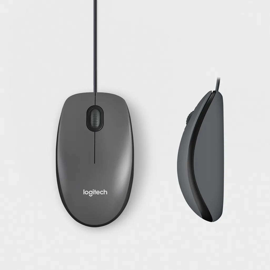 Logitech® Mouse M100 - BLACK - USB - N/A - EMEA28i-935 - AKOYA HANGTAB BOX M100