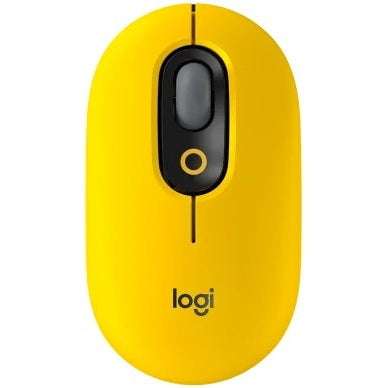 Logitech POP Silent Wireless Mouse Yellow