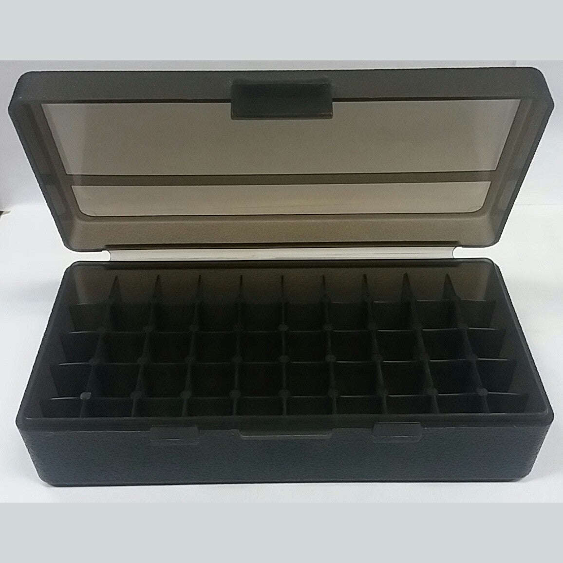 Plastic Ammo Case Medium Black 50 Piece