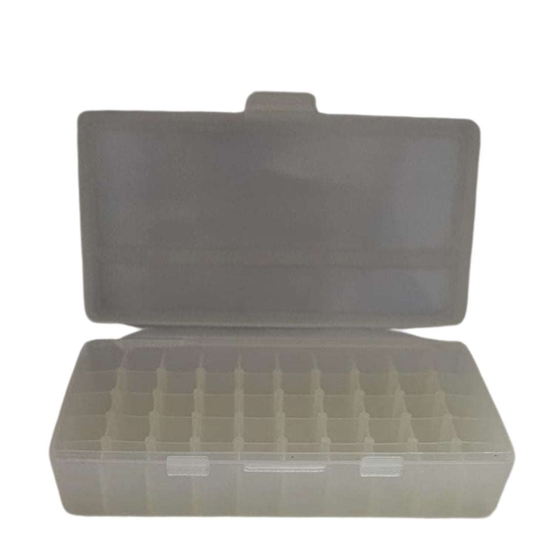 Plastic Ammo Case Medium Clear 50 Piece