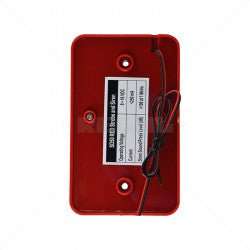 Securi-Prod Round Red Siren & Strobe  12V Visual & Audio Alarm