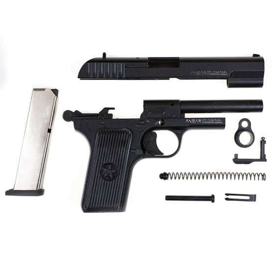 SUR Black 1071 Blank/Pepper Gun (Semi Auto|7+1|9mm PAK)