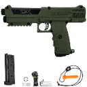 Tippmann TIPX Army Green Paintball Gun Combo (Semi Auto|CO2|7|315FPS|10J|.68 CAL)