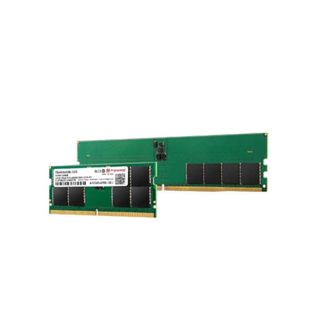 TRANSCEND 32GB DDR5-5600 Embedded Unbuffered NOTEBOOK SO-DIMM 2RX8 CL46  (2Gx8)x16