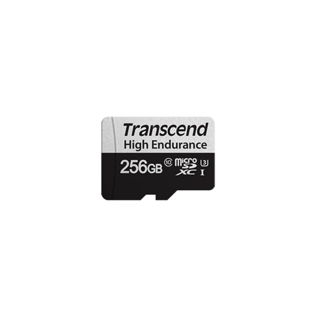 Transcend 350V, 256 GB, MicroSDXC, Class 10, 95 MB/s, 45 MB/s, Class 3 (U3)