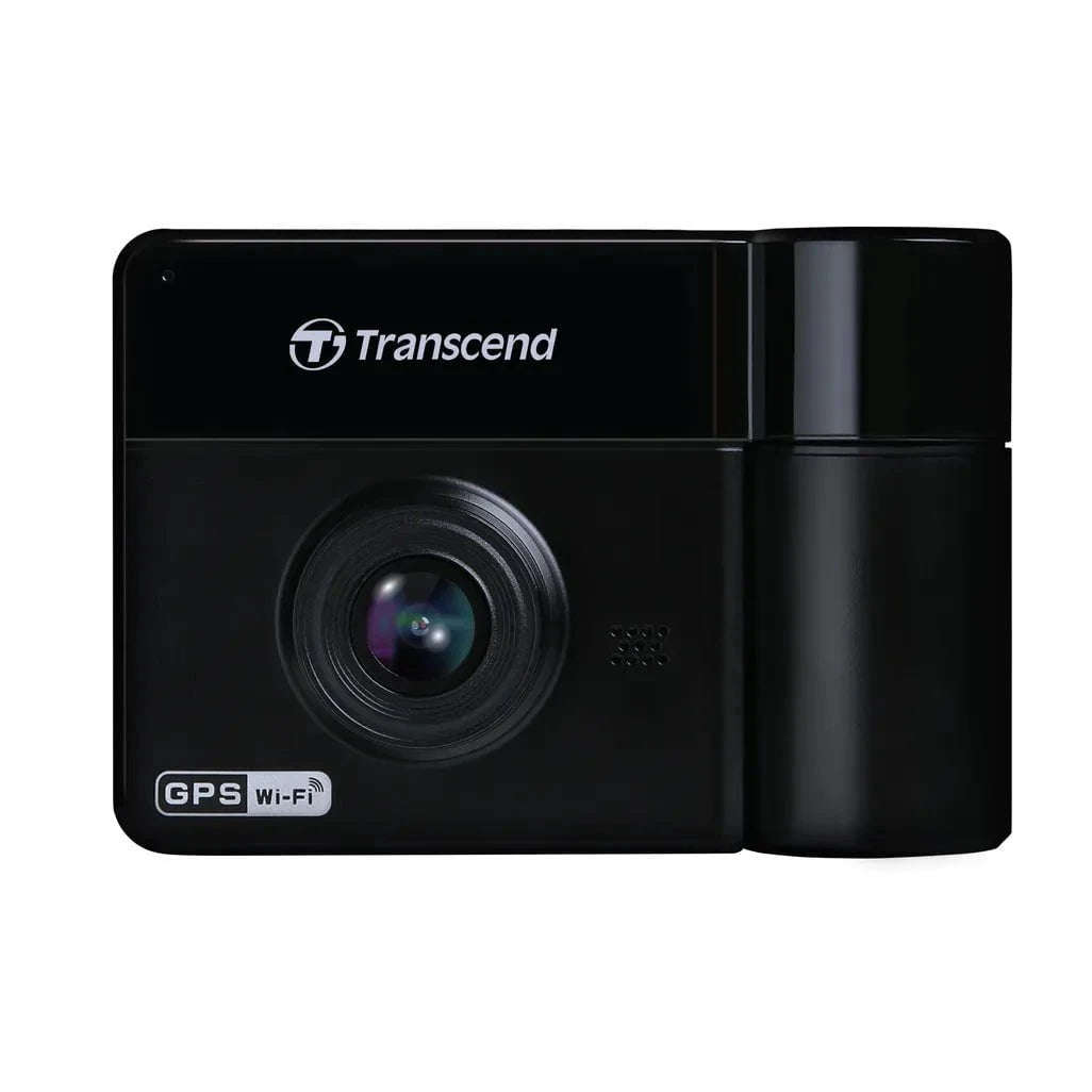 TRANSCEND DRIVEPRO 550 (MODEL B) DUAL LENS DASH CAM WITH 128GB MICROSD CARD
