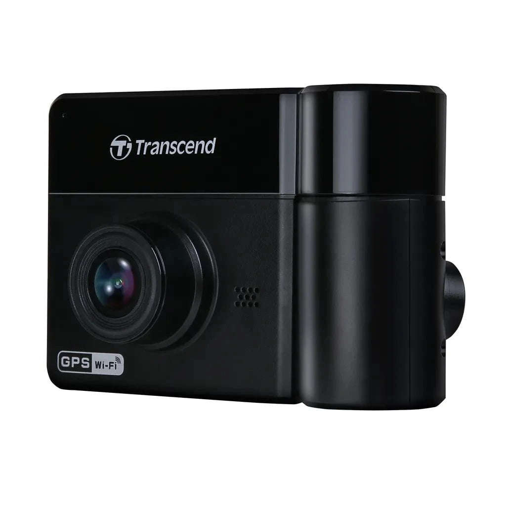 TRANSCEND DRIVEPRO 550 (MODEL B) DUAL LENS DASH CAM WITH 128GB MICROSD CARD