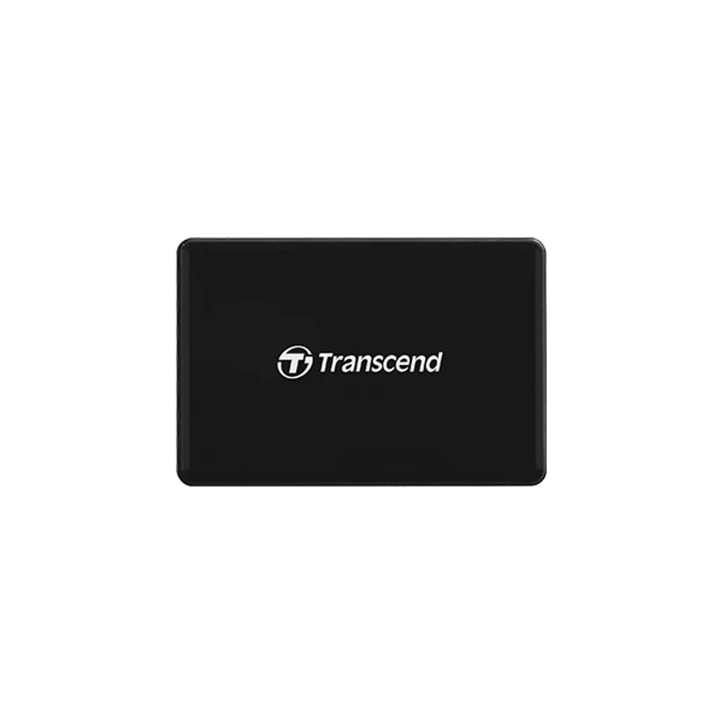 Transcend RDC8 Card Reader, CF, MicroSDHC, MicroSDXC, SD, SDHC, SDXC, Black