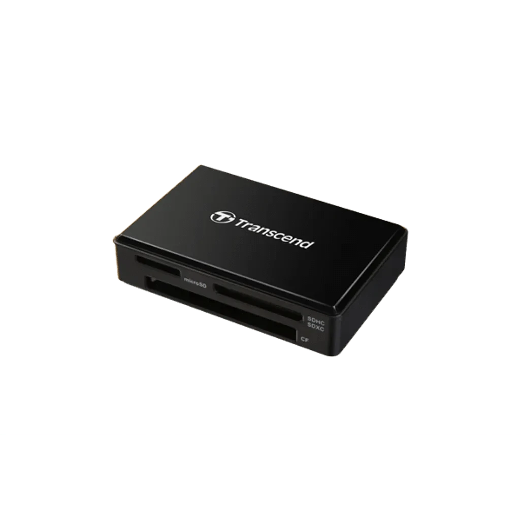 Transcend RDF8 Card Reader Black, CF, MicroSD (TransFlash)