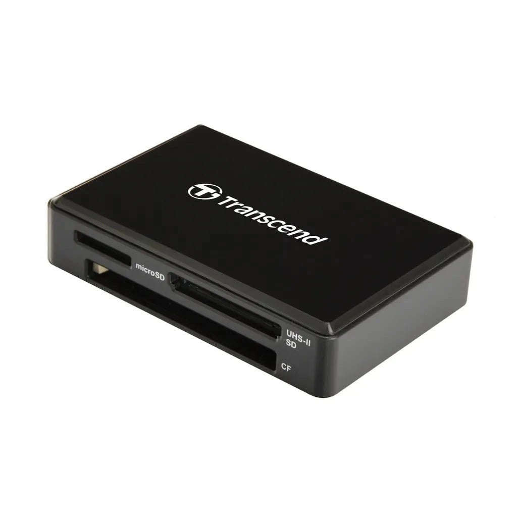 Transcend RDF9 Card Reader Black, CF, MicroSDHC, MicroSDXC, SDHC, SDXC, Black