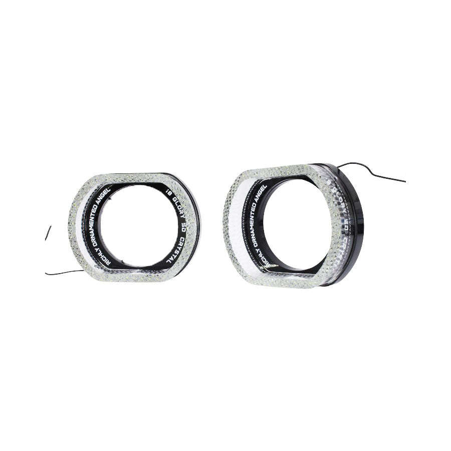 5.7 Multi-colour LED Headlight with Skull Design (pair)