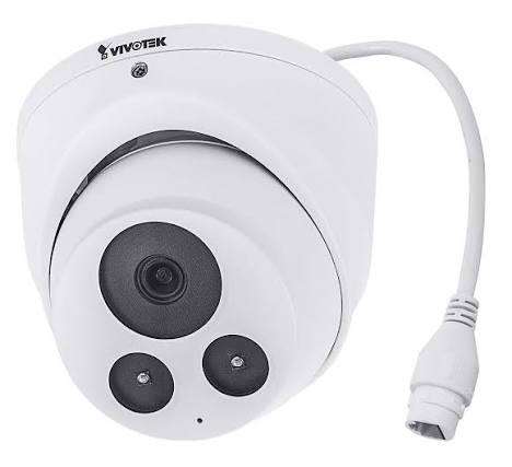 VIVOTEK Turret Dome 2.8mm; Mic; 5MP; WDR Pro