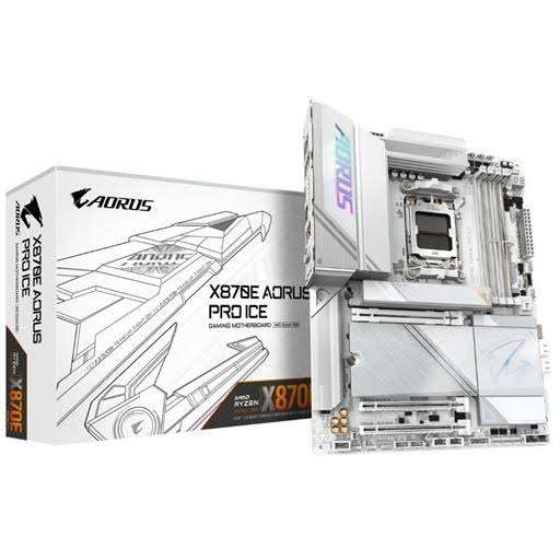 GIGABYTE Aorus AMD X870 Chipset for AMD AM5; 4x DDR5; 4x M2; 2x HDMI (1x front)/2 x USB4® USB Ty...
