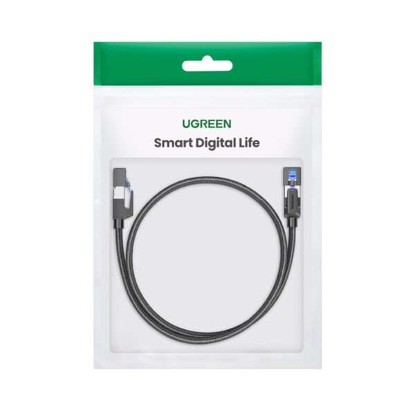 UGREEN Cat8 Nylon Braided Ethernet Cable - 40Gbps with Modular Plugs - 1m