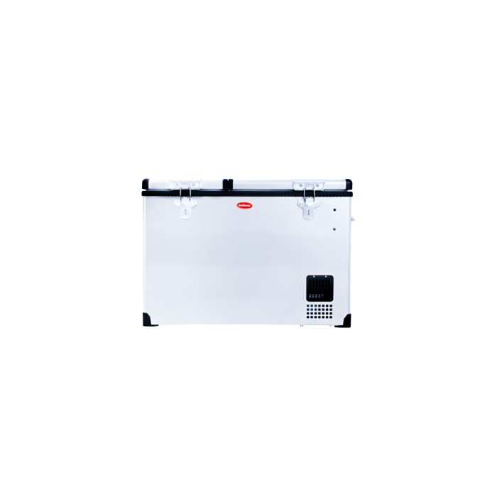 Snomaster 56lt Dual compartment Stainless Steel Fridge/Freezer - SMDZ-CL56D