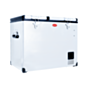 Snomaster 72lt Dual Compartment Stainless Steel Fridge/Freezer - SMDZ-CL72D