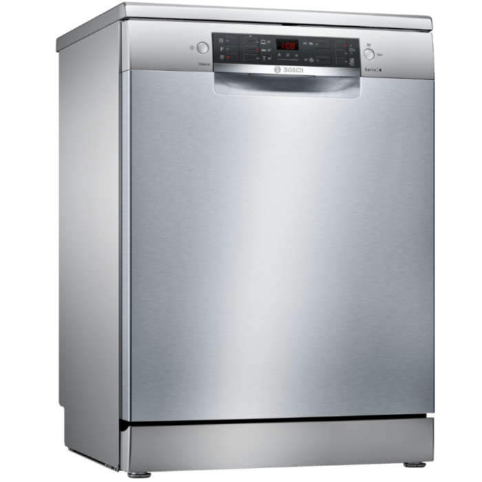 Bosch Series 4 Freestanding Dishwasher 60cm Silver-Inox - SMS45NI00Z