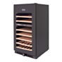 SnoMaster 72kg Black 78 Bottle Pro Series Dual Zone Wine Cooler - VT-94PRO