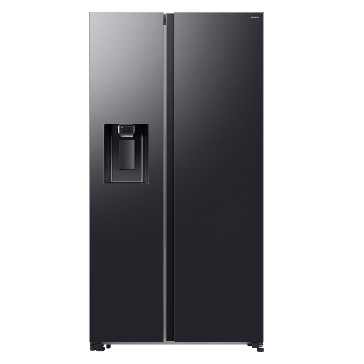 Samsung 617l Black Side By Side Bespoke Fridge with Water and Ice Dispenser- RS70F65K2FFA