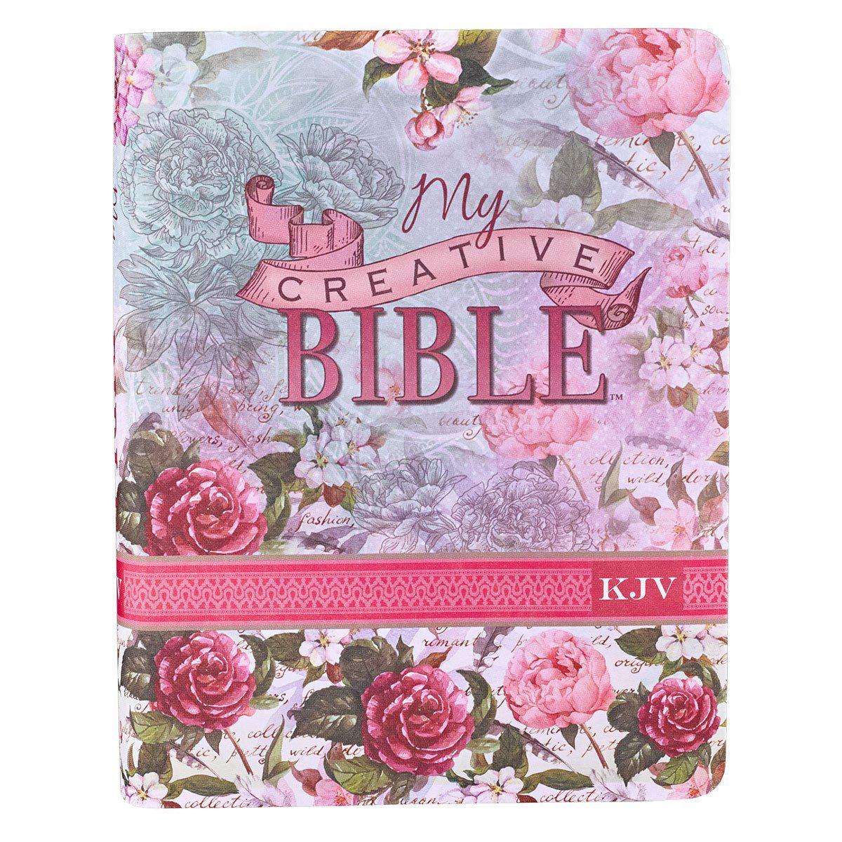 MY CREATIVE BIBLE SILKY FLORAL - KJV (Silky-Soft Printed LuxLeather)