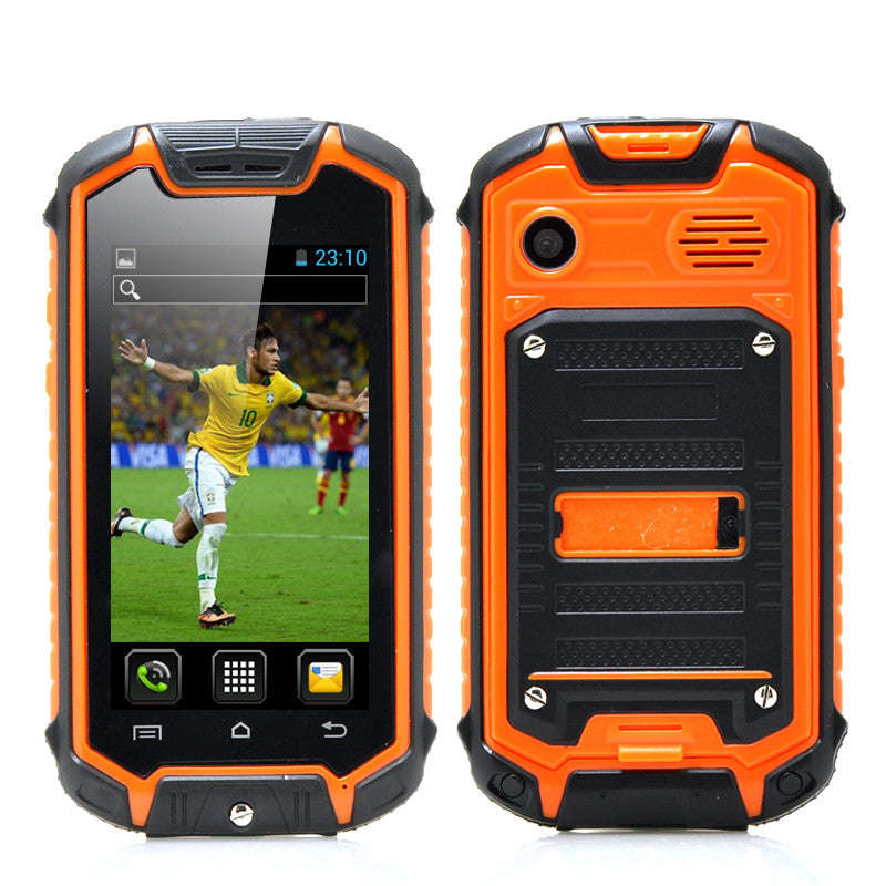 Mini Nano Rugged Mobile Phone with Android 4.2 - 2MP Rear Camera, Water Resistant, Earphones