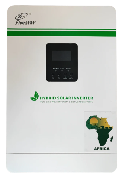 Hybrid Inverter 24V 3.5 KVA 3500 VA MPT Fivestar Inverter Pure Sine Wave