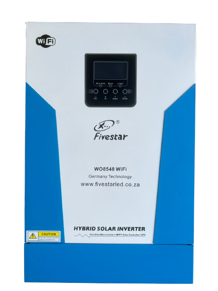 Hybrid Inverter 48V 8.5 KVA / 6500 W 120 A MPT Fivestar Inverter Hybrid Inverter+Wifi