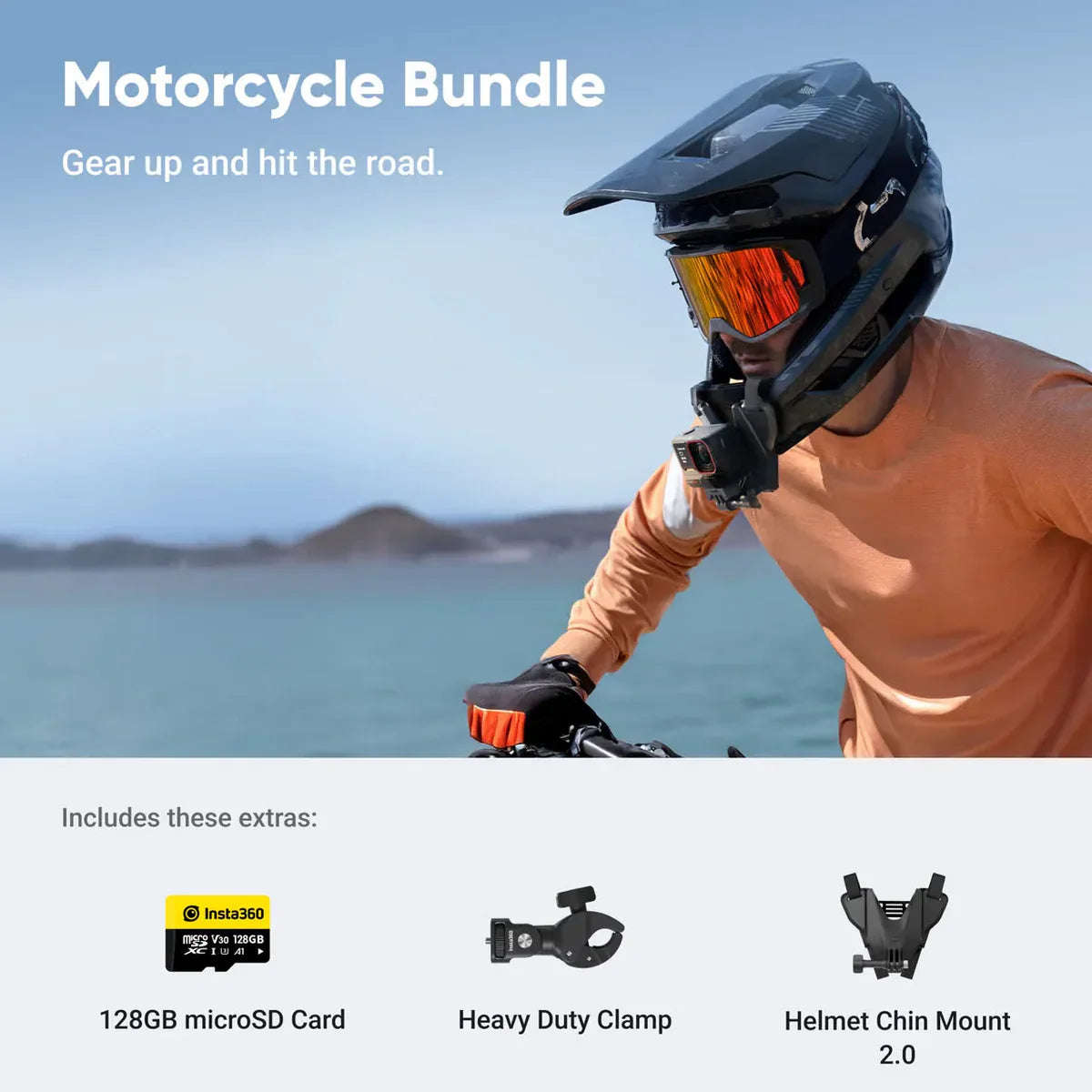 Insta360 Ace Pro 2 Motor Cycle Bundle
