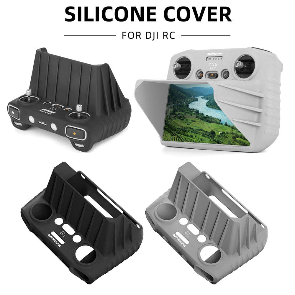 DJI Mini 3 Pro RC Remote Controller Silicone Protective Cover Case with Sun Hood