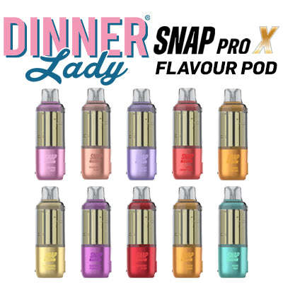 Dinner Lady Snap Pro X 35k Puffs Disposable Vape POD 50mg