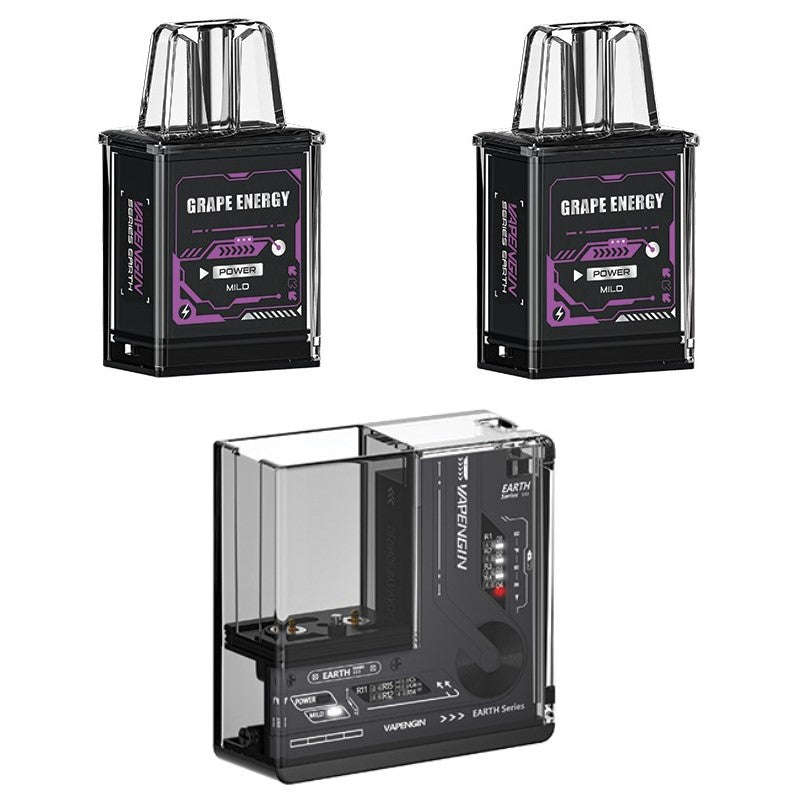 Vapengin Earth 20mg Pods - 2 pack with Battery - Expiry Clearance