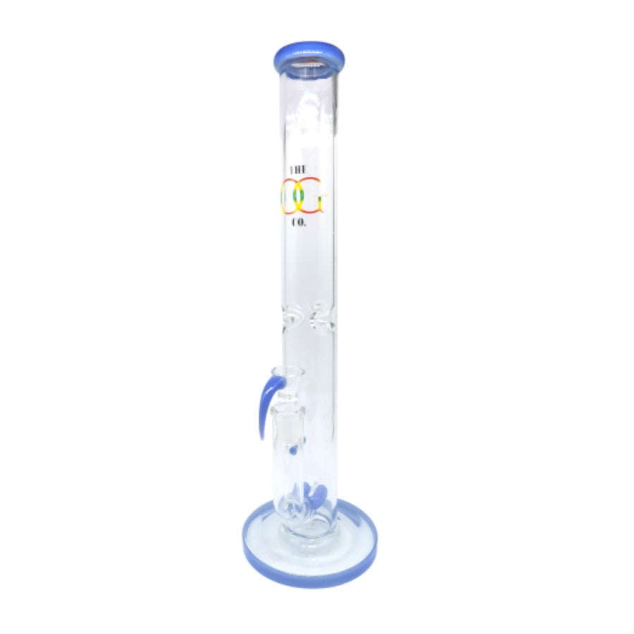 Glass Bong - OG Double Diffused With Percolator - 43cm