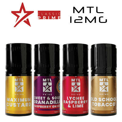 30ml Prime Classic Vape Juice MTL - 12mg