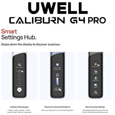 Uwell Caliburn G4 Pro Vape Pod Kit